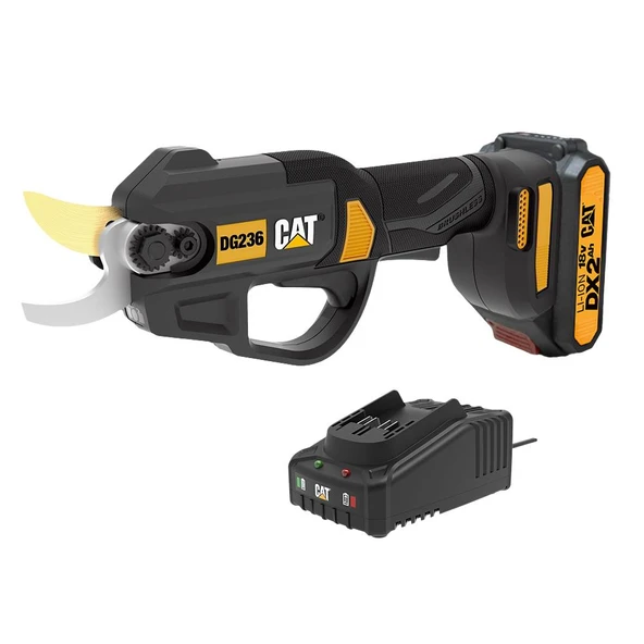 CAT DG236 18Volt 2.0A Li-ion Tek Akülü Profesyonel Kömürsüz Dal Budama Makası - 2