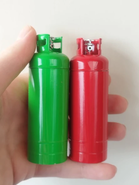 Yangın Tüpü Tasarımlı Doldurulabilir Çakmak 1 Adet Hediyelik