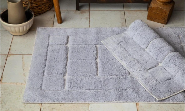 AP 2li Tiles Gri Banyo Paspas ürün görseli 1