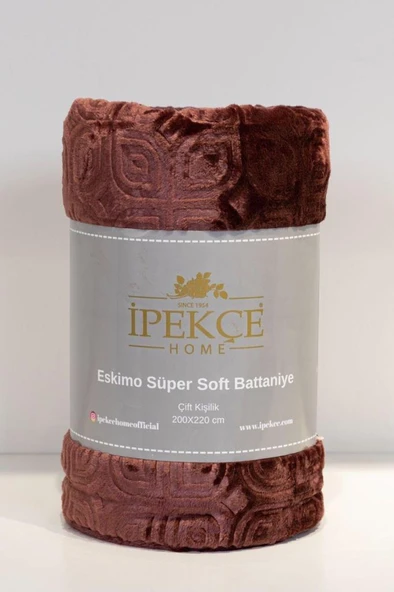 Eskimo Süper Soft Çift Kişilik 200x220 cm Tv Battaniyesi Lila ürün görseli