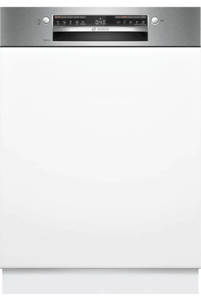 Bosch SMI4IKS50T Bosch Serie 4 Yarı Ankastre Bulaşık Makinesi 60 cm Paslanmaz çelik ürün görseli