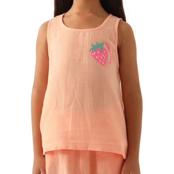 Kız Çocuk Kısa Kol Pijama Takım - Resim 8