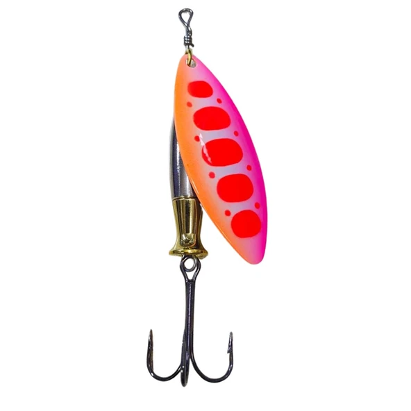 Turna Kaşığı Söğüt Yaprağı Döner Kaşık 24 Gram 6 cm - Powerex Typhoon 24 gr. 6 cm. Döner Spin Kaşık 7851 - Resim 2