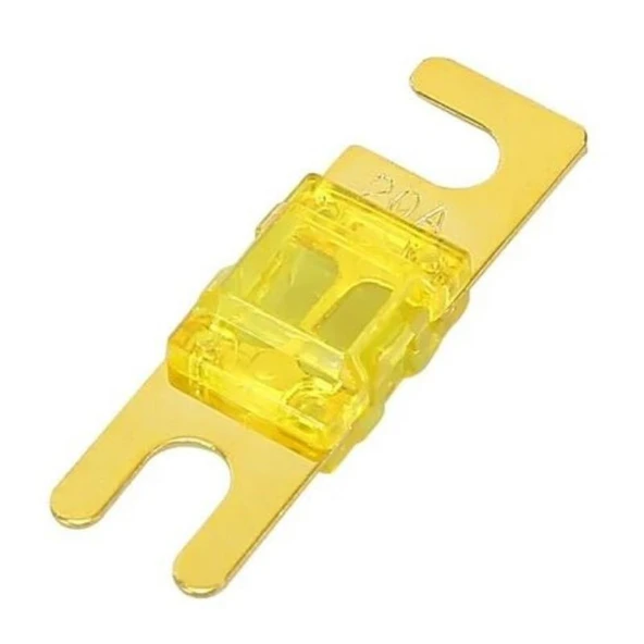 Oto Anfi Sigortası Bıçak Sigorta 100 Amper Sarı