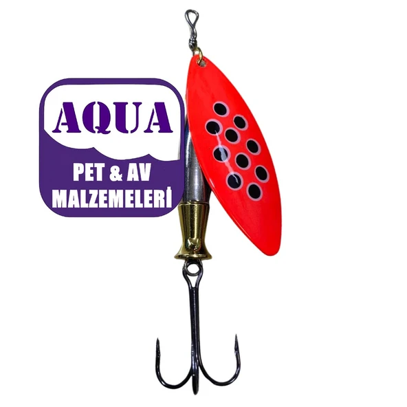 Turna Kaşığı Söğüt Yaprağı Döner Kaşık 24 Gram 6 cm - Powerex Typhoon 24 gr. 6 cm. Döner Spin Kaşık 7864