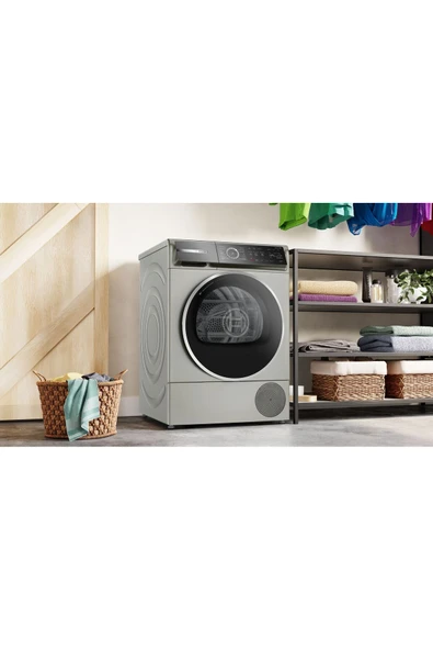 Bosch WQB245AXTR 9 Kg A+++ Gri Kurutma Makinesi - Resim 4
