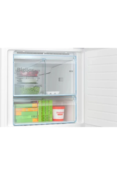 Bosch KGN55VWE0N 483 L Serie 4 Alttan Donduruculu Buzdolabı 186 x 70 cm Beyaz - Resim 6