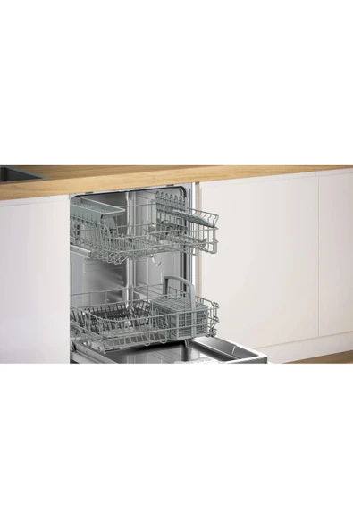 Bosch SMI4IKS50T Bosch Serie 4 Yarı Ankastre Bulaşık Makinesi 60 cm Paslanmaz çelik - Resim 4