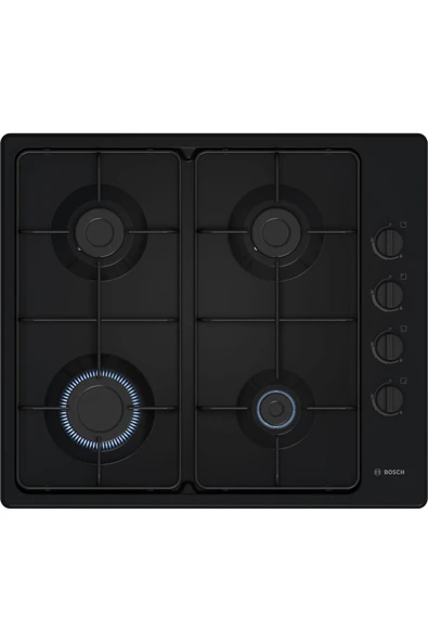 Bosch Pbp6c6k80o 60 Cm Gazlı Ocak Siyah ürün görseli 1