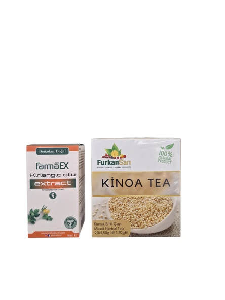 KIRLANGIÇ OTU GÖZ DAMLASI 50ml + KİNOA TEA 20 SÜZEN POŞET ürün görseli