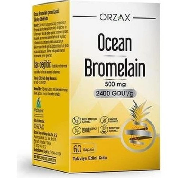 Ocean Bromelain 60 Kapsül ürün görseli