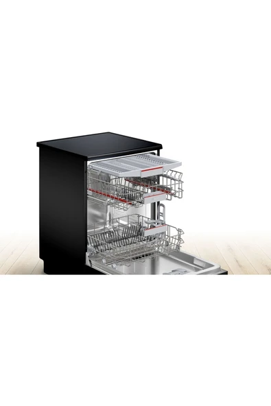 Bosch Sms4hmb62t 6 Programlı Siyah Cam Görünümlü Bulaşık Makinesi - Resim 3