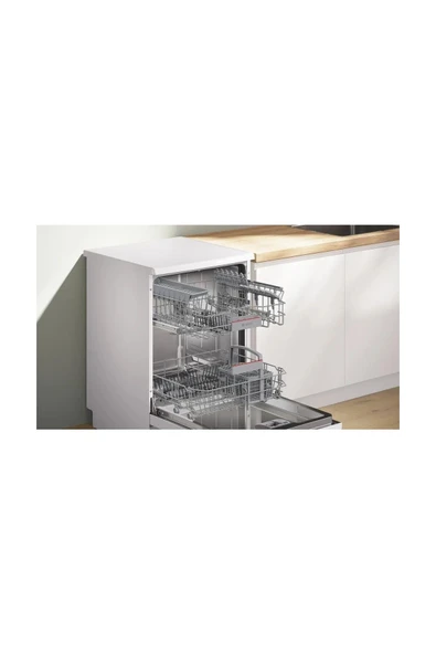 Bosch SMS4EKW63T Bulaşık Makinesi Solo Beyaz - Resim 5