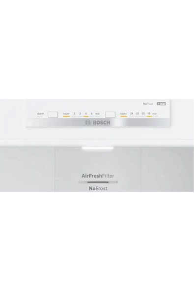 Bosch KGN55VWE0N 483 L Serie 4 Alttan Donduruculu Buzdolabı 186 x 70 cm Beyaz - Resim 3
