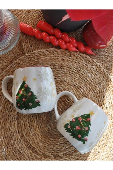 Çam Ağacı 2li Kupa Seti ürün görseli 1