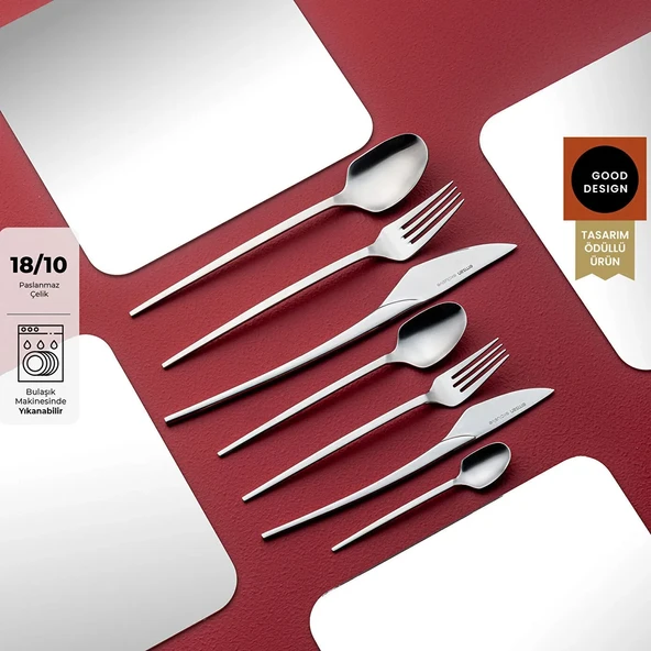 Emsan Fair 84 Parça 12 Kişilik Kutulu Çatal Kaşık Bıçak Takımı ürün görseli 1