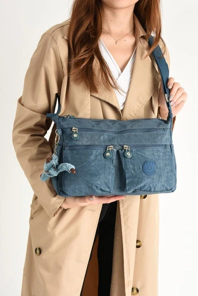 Monalisa Home  Lüks Figürlü Gösterişli  Bol Bölmeli Çapraz Çanta - Resim 3