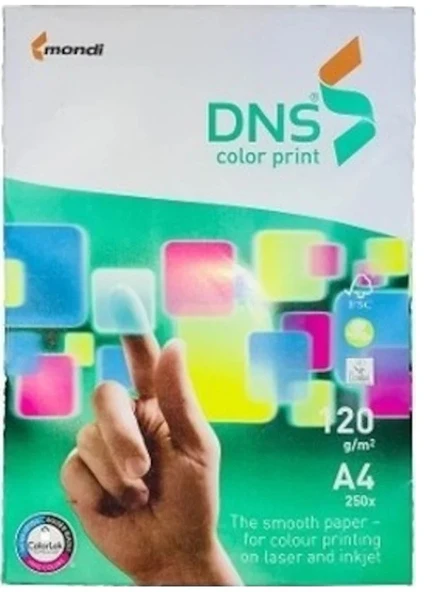 Mondi Dns A4 Gramajlı Kağıt Laser-Copy-Inkjet 120 Gr250 Li