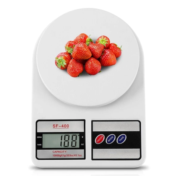 Dijital Hassas Mutfak Terazisi LCD Ekranlı 10kg Kapasite - 8