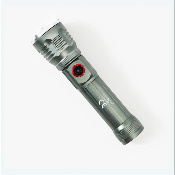 Şarjlı El Feneri Güçlü TG LED 2000 Lümen GP216 ürün görseli