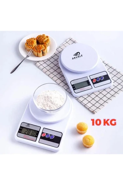 Dijital Hassas 10 Kg Mutfak Terazisi Tartısı Lcd Ekranlı ürün görseli