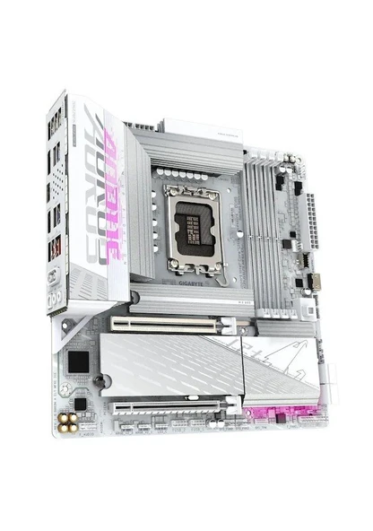 Gigabyte B860m Aorus Elıte Ice Ddr5 9200mhz Oc M.2 1851p Matx - Resim 2