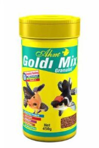 Ahm Goldi Mix Granulat Balık Yemi 100 ml ürün görseli