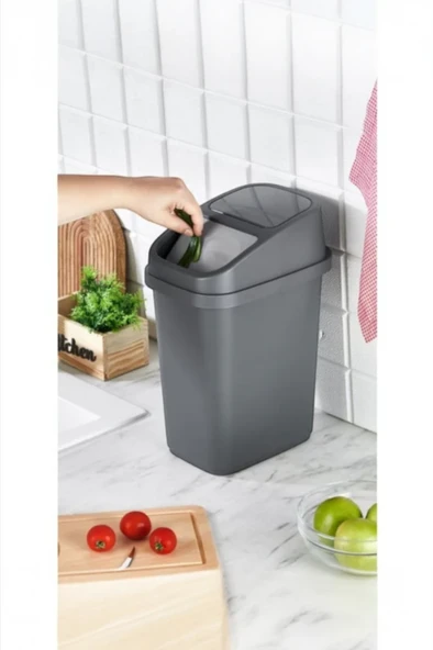 Vinto Kapaklı Çöp Kovası, Plastik 5 Lt ürün görseli