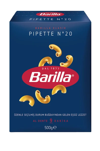 Barilla Pipette (BUKLE) Makarna 500 gr X 9 Adet - Resim 2