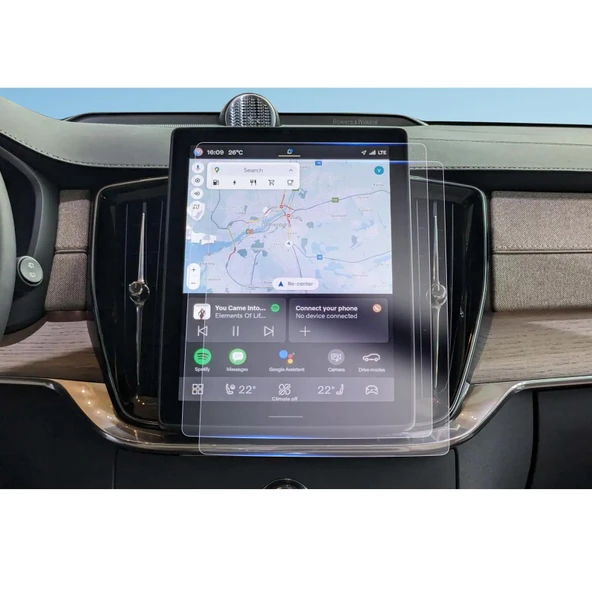 Volvo XC60 2025 11.2 inç Multimedya uyumlu 9H Nano Ekran Koruyucu