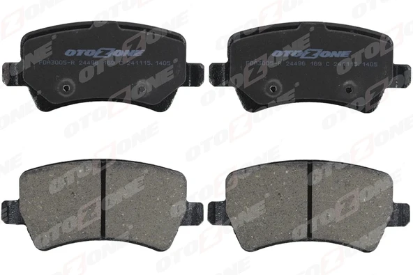 ARKA FREN BALATASI S-MAX 2009-2006 GALAXY 3 2006 VOLVO S60 2010 S80 2006 560 -570 2006 XC60 2008XC70 2006 6G912M008FD 30794554 LR027129 ürün görseli 1