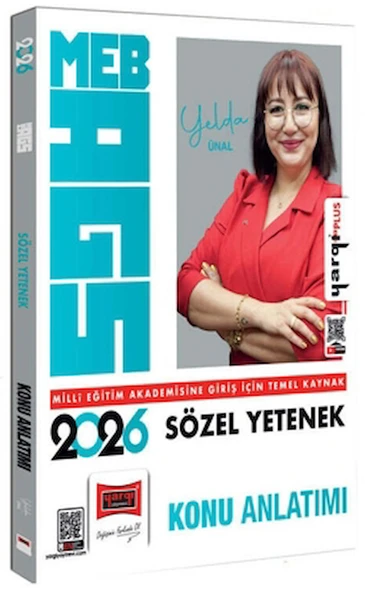 2026 MEB-AGS Sözel Yetenek Konu Anlatımı / Yelda Ünal / Yargı Yayınevi / 9786253706753 ürün görseli