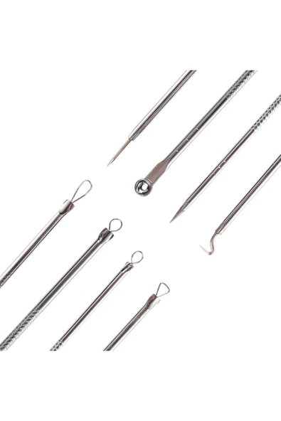 NACTUMU 6 Parça Yeniden Kullanılabilir Kulak Balmumu Çıkarıcı Çubuklar Paslanmaz Çelik Kulak Temizleme Seti - Resim 4