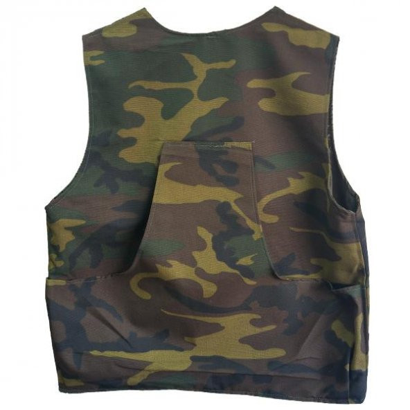 38104 Ekonomik Kamuflaj Avcı Yeleği L - 2
