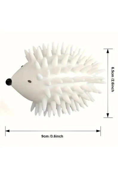 NACTUMU 2’li Yeniden Kullanılabilir Kirpi Çamaşır Topları  Kırışıklık Önleyici ve Dolaşmayı Engelleyen Eğlenceli Tasarımlı Çamaşır Aksesuarı - 3