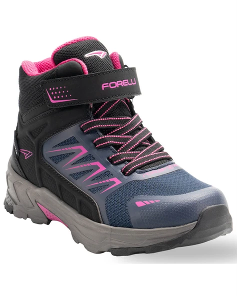 Forelli Rocket Çocuk Lacivert-Pembe (31-35) Waterproof Bot - 2