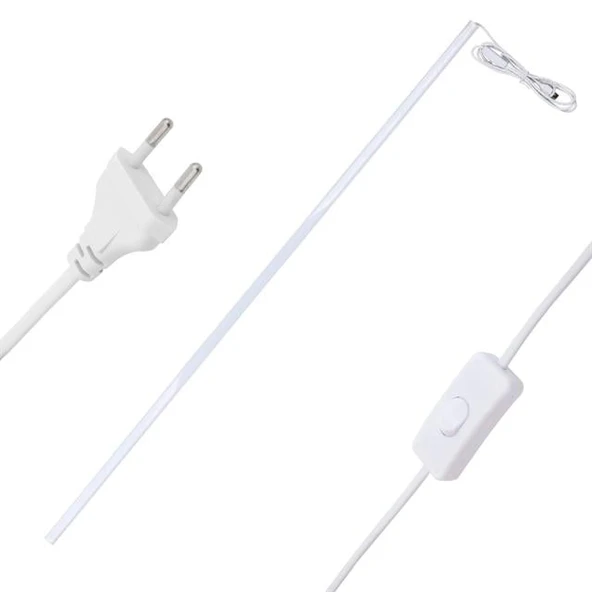 Powermaster PM-28749 DC5V-20W 96 Led 100Cm 6500K Alüminyum Kasa Seyyar USB Çubuk Led