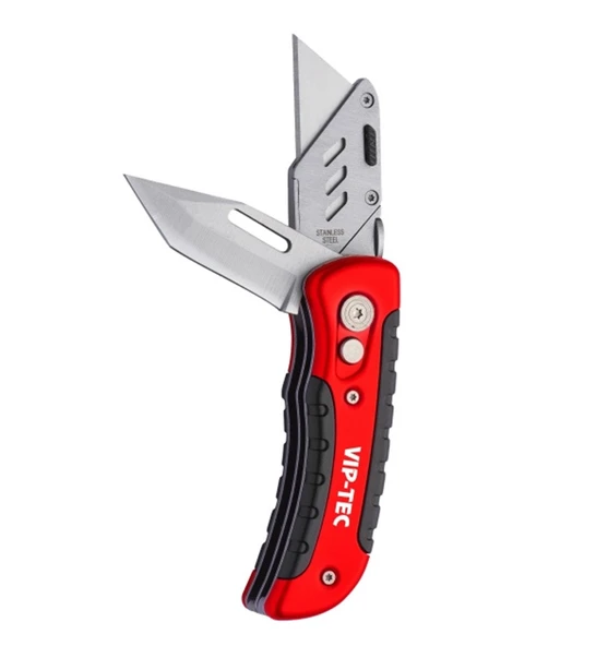 Metal Gövdeli Çift Fonksiyonlu Katlanır Bıçak