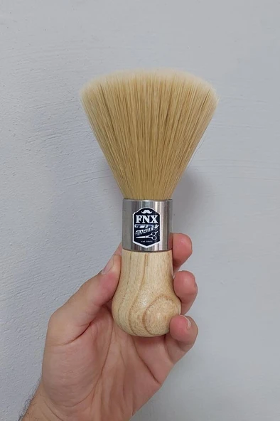 FNX Barber Ahşap Saplı Profesyonel Ense Fırçası No: 2 - 2