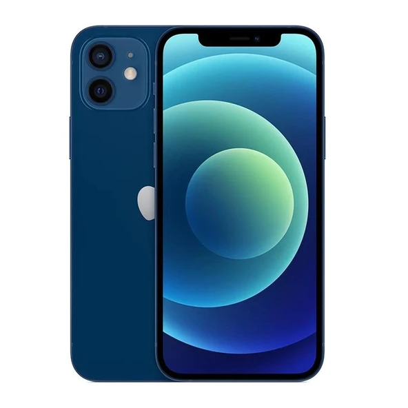 APPLE IPHONE 12 BLUE 128GB YENILENMIS C KALITE (12 AY GARANTILI) - 1