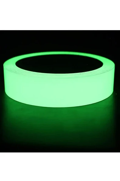 NACTUMU Yeşil Karanlıkta Parlayan Kendinden Yapışkanlı Bant Yansıtıcı Güvenlik Bandı, Merdiven, Bisiklet ve Dekorasyon için Dayanıkl - 4