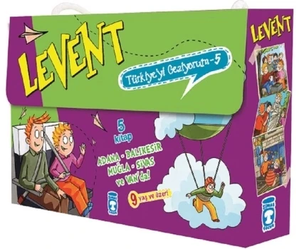Levent Türkiye'yi Geziyorum - 5 (5 Kitap Takım) ürün görseli