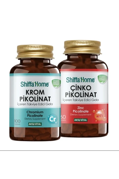 Krom Pikolinat Ve Çinko Pikolinat Set ürün görseli 1