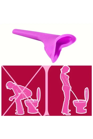 NACTUMU Kadınlar İçin Taşınabilir Ayakta Duran İdrar Kabı Sızdırmaz, Ergonomik ve Kompakt Tasarım, Kamp, Seyahat ve Açık Hava Kullanımı İçin - Resim 4