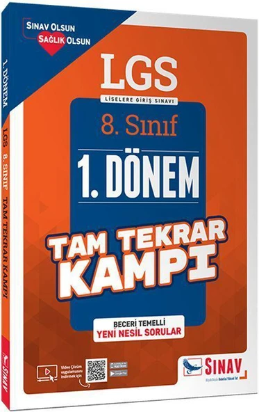 8. Sınıf LGS 1. Dönem Çözümlü Tam Tekrar Kampı ürün görseli