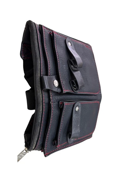 Kuaför Berberler İçin Pratik Alet Bel Çantası Premium - Resim 2