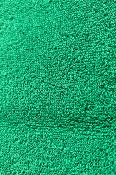 Kuaförler İçin Yüksek Emici A Kalite Baş Havlusu 90x50 cm Koyu Yeşil - Resim 2