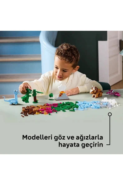 ® Classic Yaratıcı Dinozorlar 11041 - 5+ Çocuklar için Yaratıcı Oyuncak Yapım Seti (450P) - 7