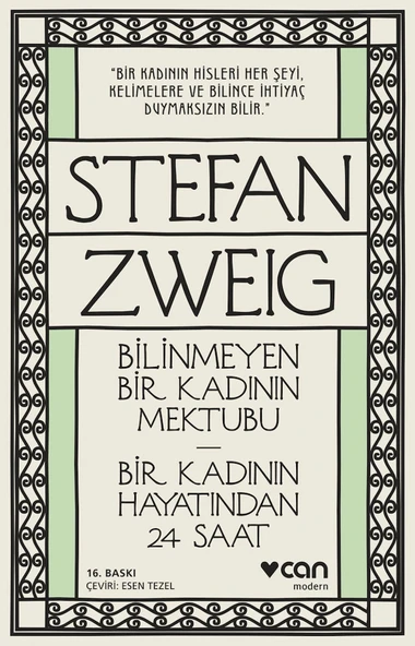 Bilinmeyen Bir Kadının Mektubu - Bir Kadının Hayatından 24 Saat ürün görseli
