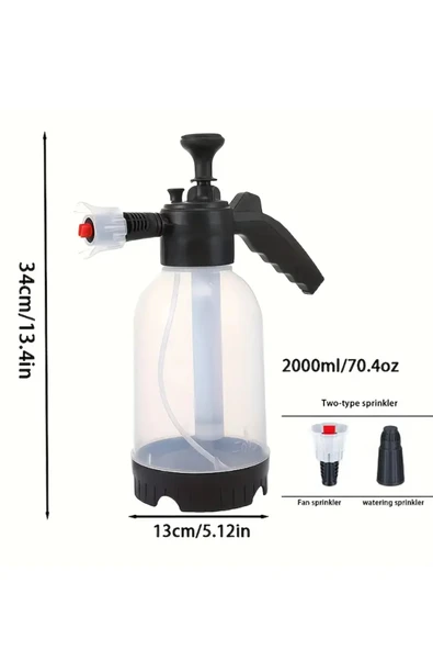NACTUMU Çok Amaçlı Köpük Püskürtücü Yüksek Basınçlı El Tipi Köpük Püskürtücü 2000ml - 3